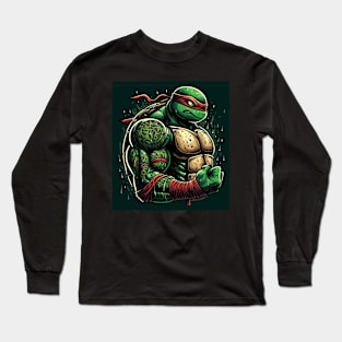 Gangster Ninja Turtles with tattoo Long Sleeve T-Shirt